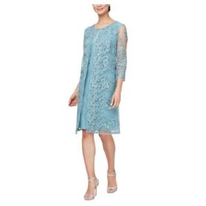 Alex Evenings Short Cocktail Jacket Size 8